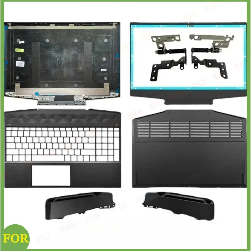 NEW Laptop Case For HP Pavilion 15-DK 15T-DK TPN-C141 LCD Back Cover Front Bezel Hinges Palmrest Bottom Case Top Lid L56914-001 2