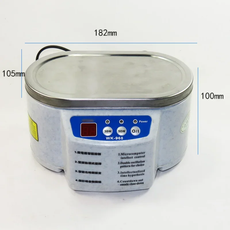 Mini Ultrasonic Cleaner for Glasses Watch Jewelry Denture Cleaner Makeup Brush Smart Control Ultrasonic Cleaner