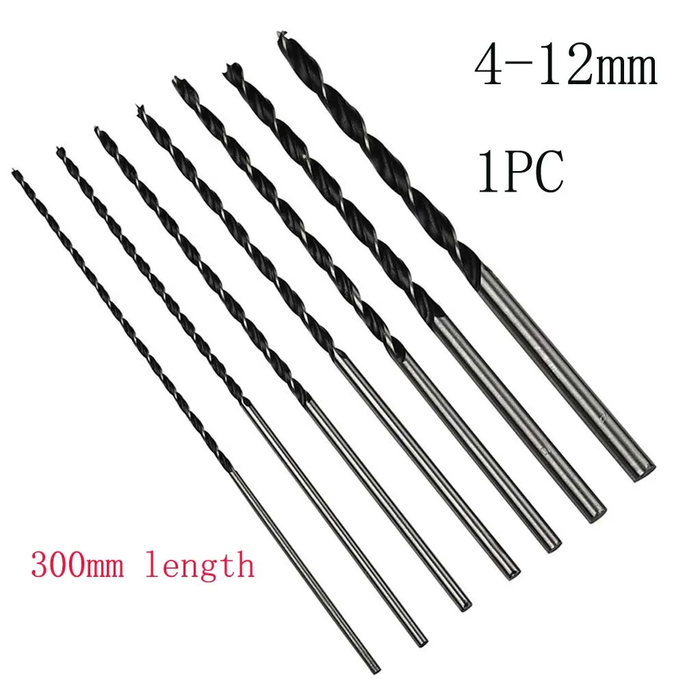 Center Point Drill Extended Auger Bit High Carbon Steel Heat Treated Metal Precision Boring For General Building