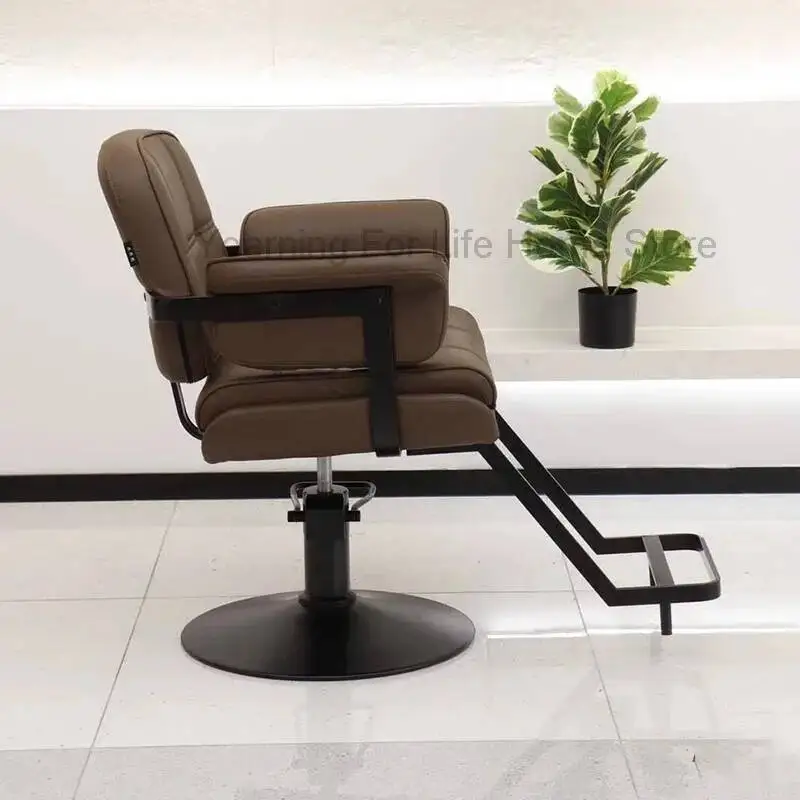 Hydraulic Chair Beauty Salon Furniture Table Men's Shaving Barber Shop Hair Esthetician Stool silla barberia Chairs Swivel