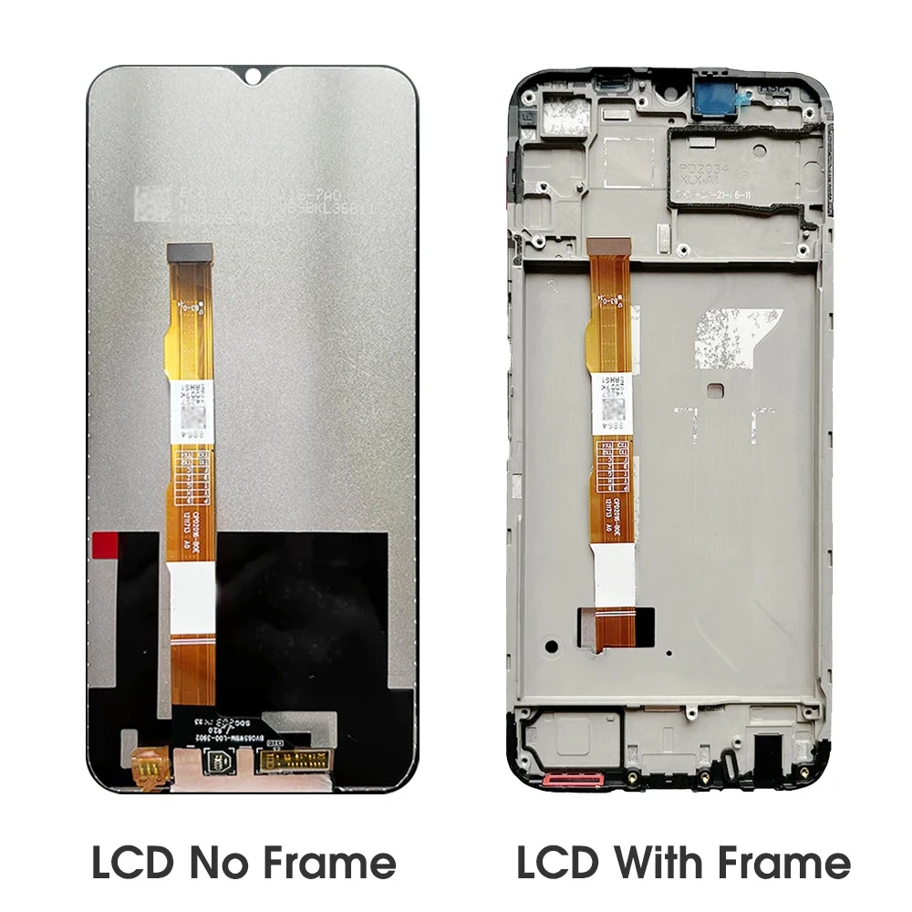 High Quality Y11s Display Touch Screen Digitizer Assembly Replacement For VIVO Y11S V2028 LCD Display With Frame