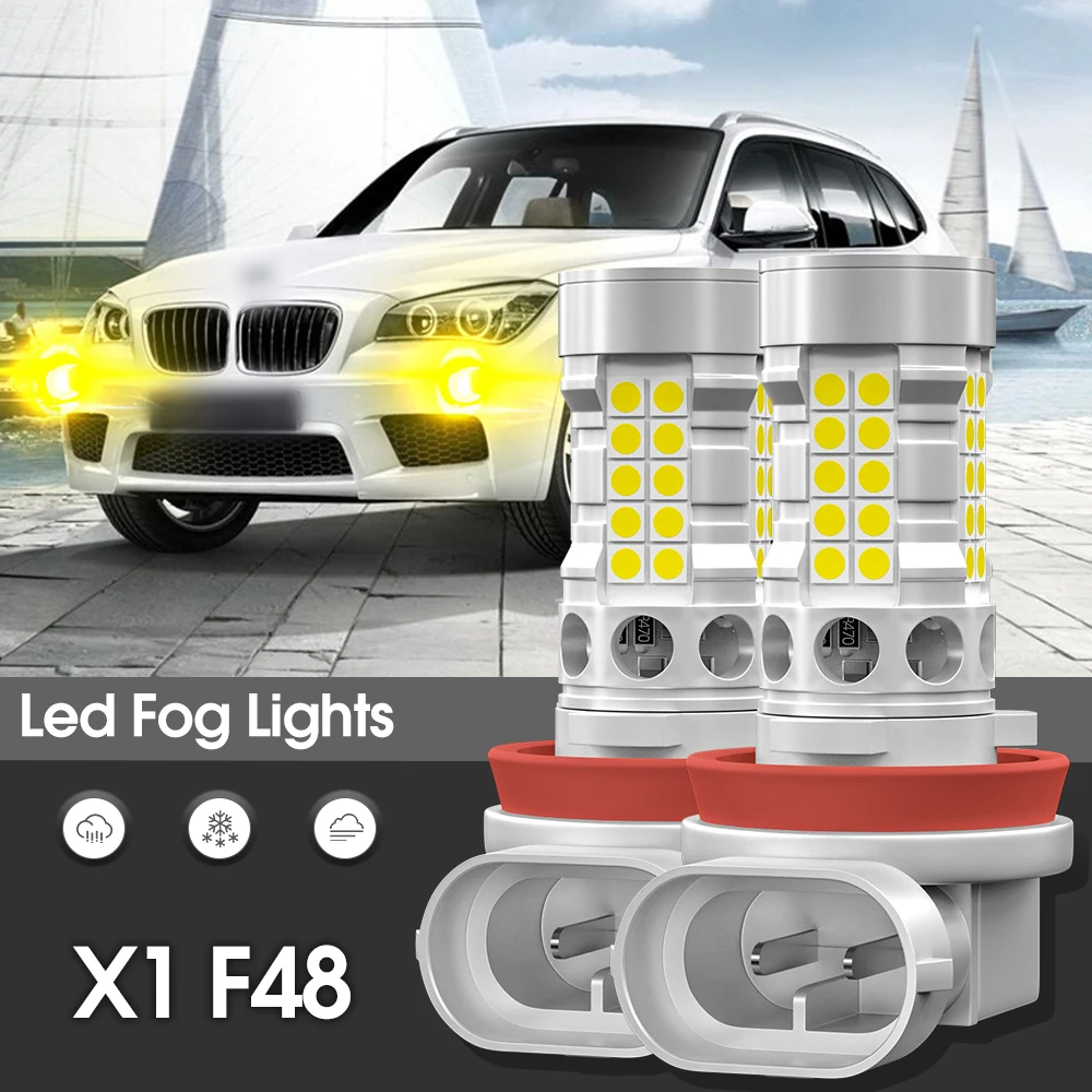 Canbus LED Nebelscheinwerfer Lampe 2 Stück Zubehör für BMW X1 F48 2014 2015 2016 2017 2018