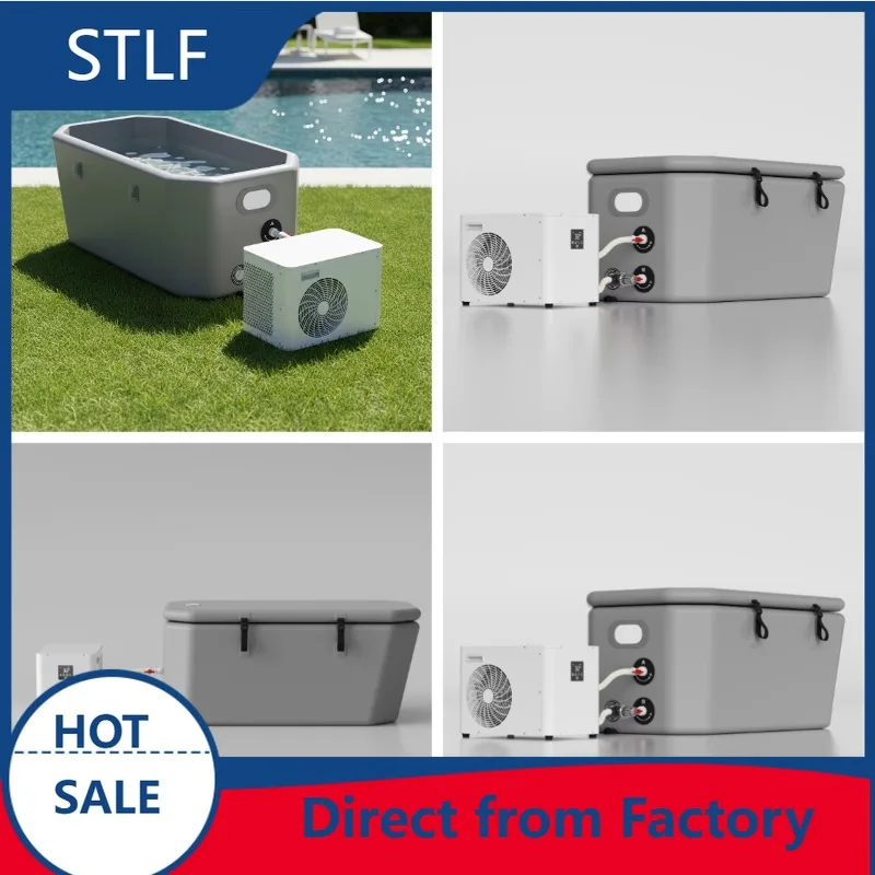 STLF   Wifi Ice Bath Chiller with Ozone Filter Cold Plunge Ice Tub 0-40℃ Inflatable Cold Plunge Bathtub with Chiller for A