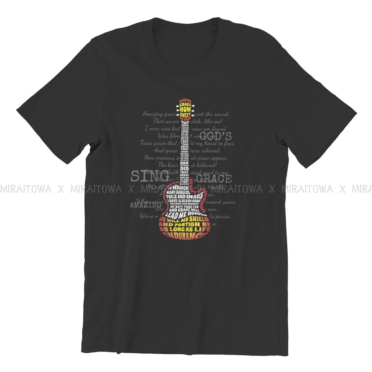 Guitar Rock Man TShirt Christian Band Fashion T Shirt Graphic Streetwear New Trend