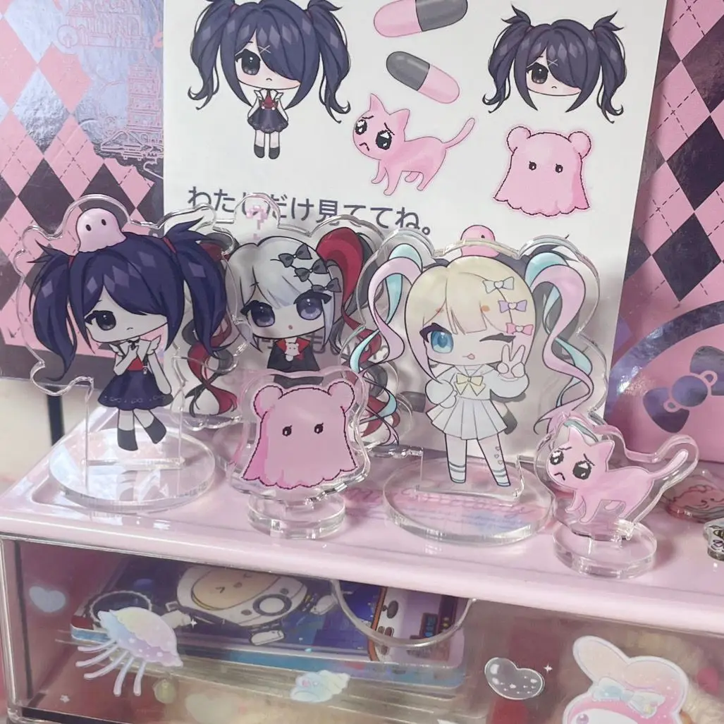 NEEDY GIRL OVERDOSE Gift Toy Figures Acrylic Stand Anime Model Action Figure Ornament Accessories Models Desktop Ornaments