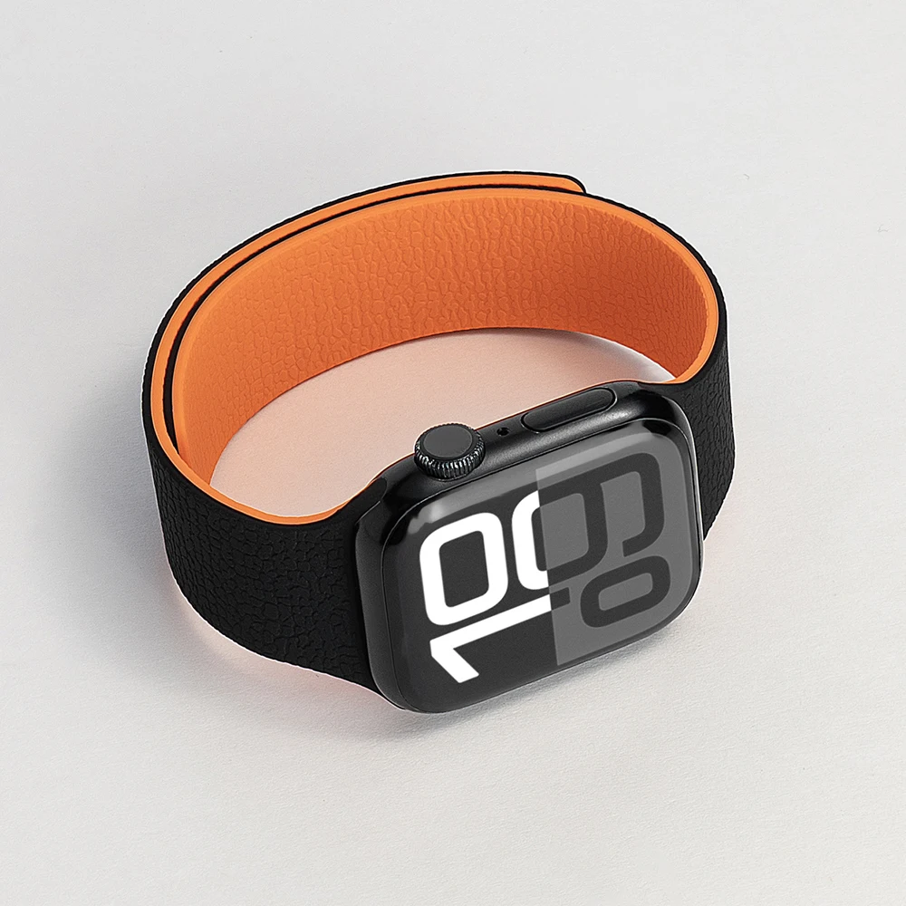 سيليكون حزام مغناطيسي لسلسلة iWatch 11 10 9 8 7 6 SE3 44 مللي متر 40 مللي متر 41 مللي متر 45 مللي متر 42 46 مللي متر كوريا أبل ساعة الترا 3 2 العصابات 49 مللي متر #4