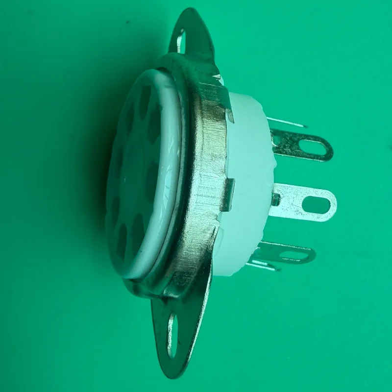 5pcs8Pin Tube Socket Ceramic GZC8-Y-8 B8G Vintage Valve Socket Chassis Mount For 5B254 4P1S 7N7 Vacuum Tube Amplifier Audio HIFI