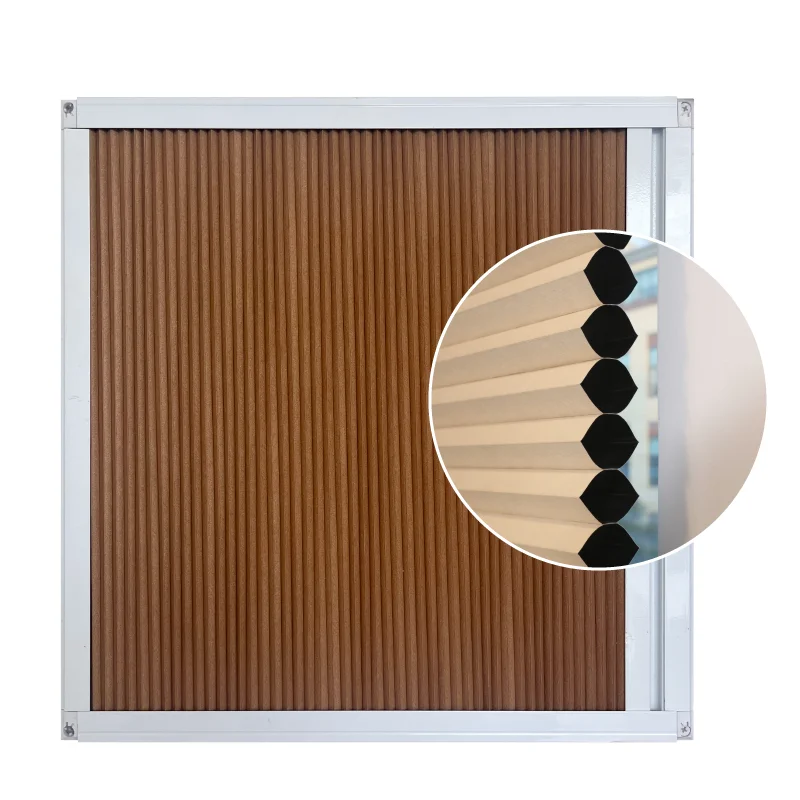 Honeycomb Day and Night Curtain Honeycomb Blinds Sun Shading Power Custom Size Cordless Partition Shades & Shutters