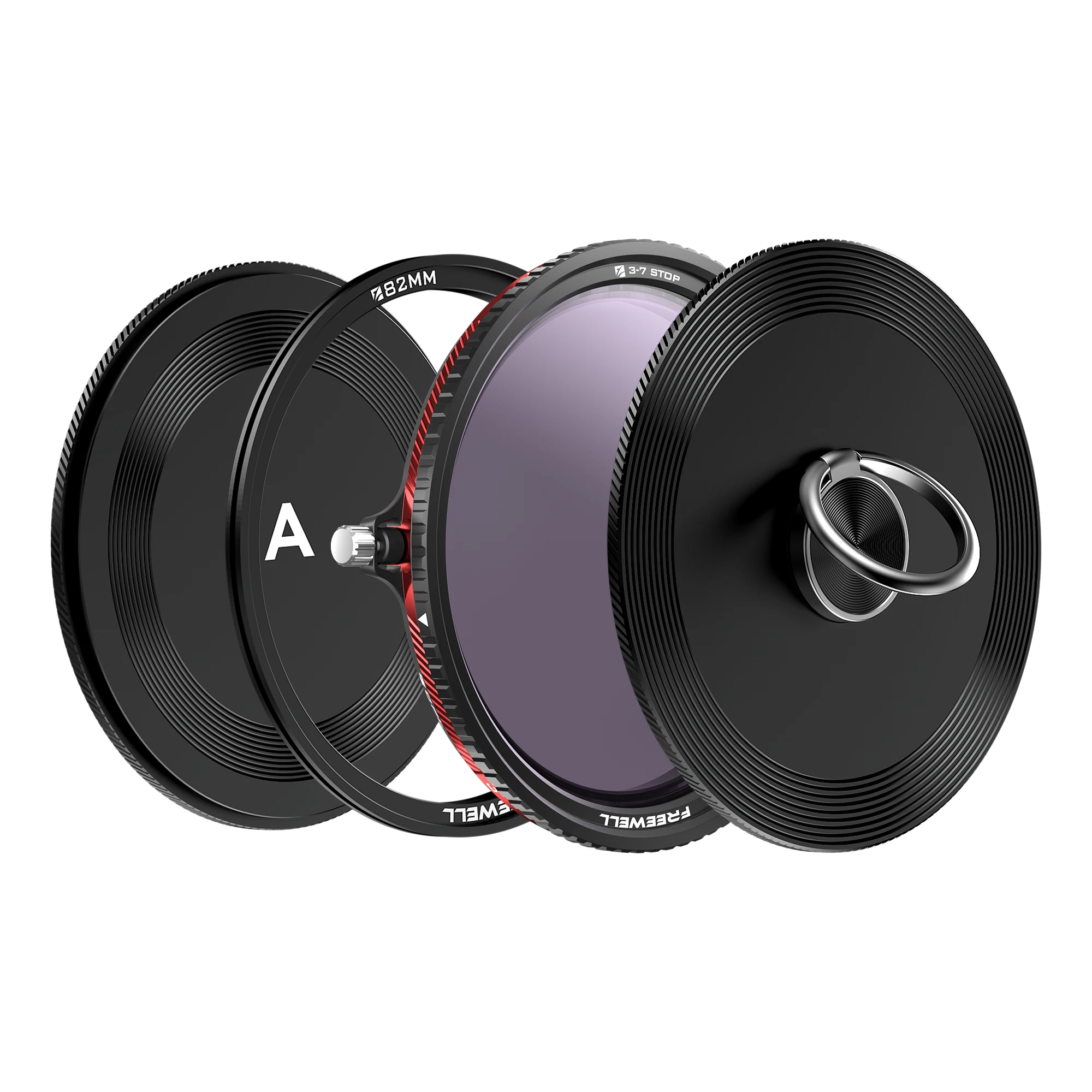 Freewell V2 Magnetic Hybrid VND/CPL 3-7 Stops Filter - Digital Cameras Premium Quality Adjustable VND and CPL Filter Combo