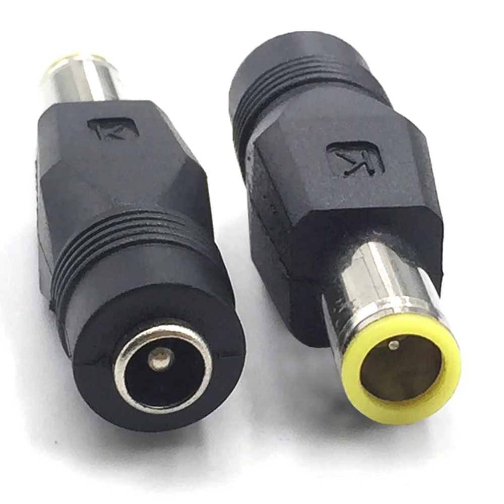 DC 5.5 x 2.1 mm female to 7.9 x 5.5 mm male DC Power Connector Adapter Laptop 5.5*2.1 female to male 7.9*5.5 Plug For Lenovo