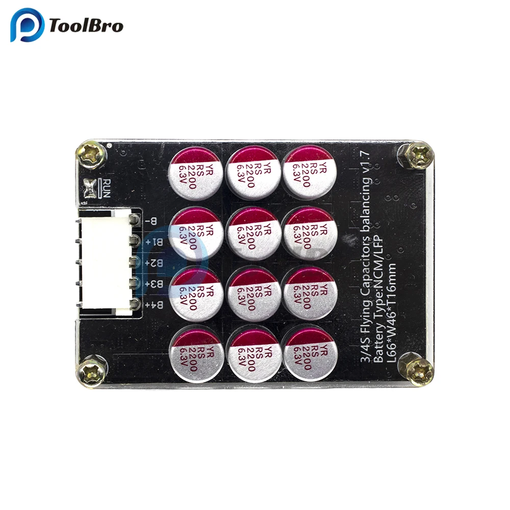 3S 4S 5.5A Active Balancer Equalizer NCM LFP Li-ion Lipo Lifepo4 LTO Lithium Battery Cells Pack BMS for Electric Bicycle Scooter