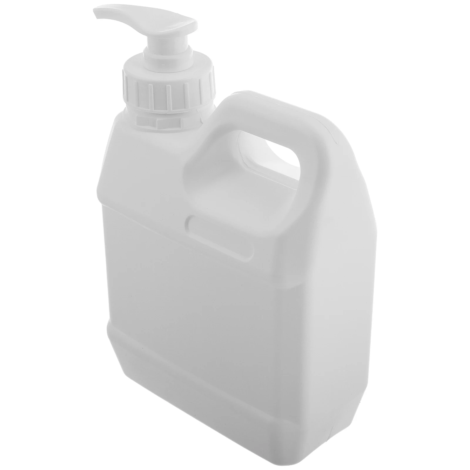 

1L Plastic Shampoo Dispenser Jug Refillable Pump Bottle Heavy Duty Liquid Storage Container for Shower Gel Lotion Soap