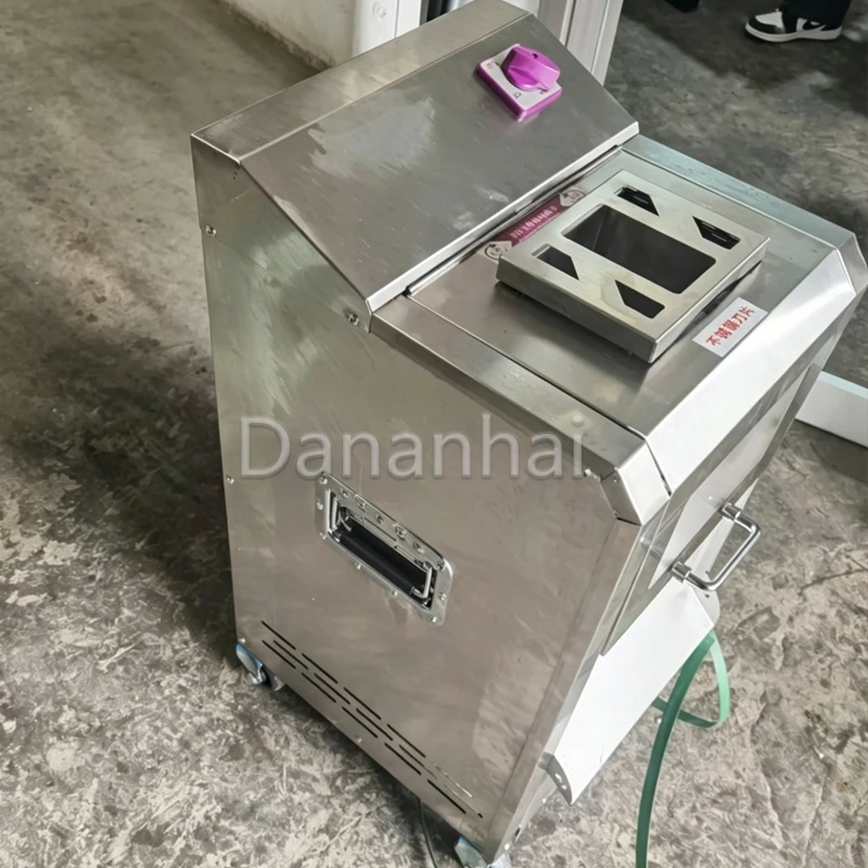 Vertical Electric Meat Cutter Fully Automatic Stainless Steel Vegetable Beef Dicer Household Kitchen Appliance