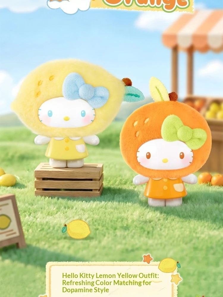 Toptoy Sanrio Hello Kitty Fruit Blind Box Doll Pendant Detachable Headgear Max Version Rainbow Candy 20 Cute Gift For Women - view 6