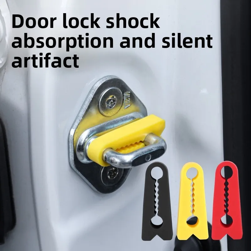 Auto Türschloss Schock-absorbieren Kissen Pad Tür Dock Schnalle Schutz Abdeckung Schutz Pad Tür Schließen Anti-kollision Puffer matte