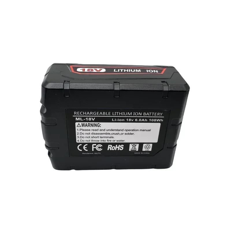 For Milwaukee M18 18V 6000mAh Replacement For Milwaukee M18B5 XC Li-ion battery 48-11-1815 48-11-1850 2604-22 2604-20