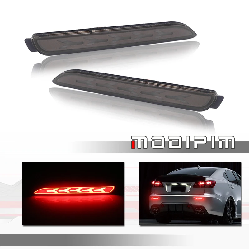 

Red LED Car Rear Bumper Reflector Tail Brake Lights For Lexus RC350 IS-F GX470 RX300 NX200t, For Toyota Matrix Venza Avalon RAV4