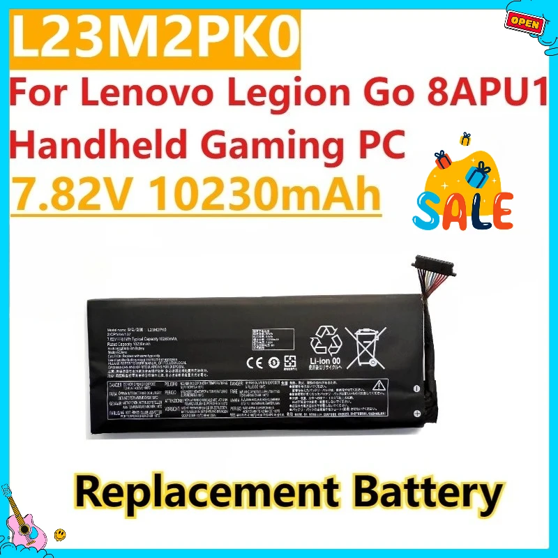 

Новый аккумулятор обновленной емкости 7,82 В, 10230 мАч L23M2PK0 L23B2PK0 L23C2PK0 для портативного игрового ПК Lenovo Legion Go 8APU1