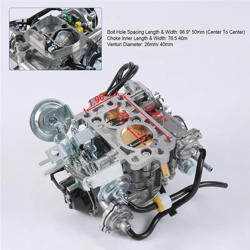 Carburador 2110016540, 21100-16540, 21100-16540 para camioneta Toyota SR5 22R motor 2 barril 1981- 1995