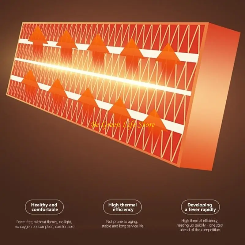 

M7DF Wall Mount Air Heating Wall Mounted Heating Machine Double Use High Efficient Wide Angled For Home Office Energy Saving