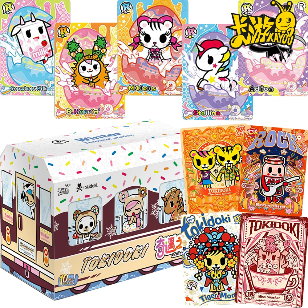 

KAYOU Genuine TOKIDOKI Collection Cards for Boys Girls Fashion Cartoon IP Characters Wonderful Fun Special Theme Cards Toy Gift
