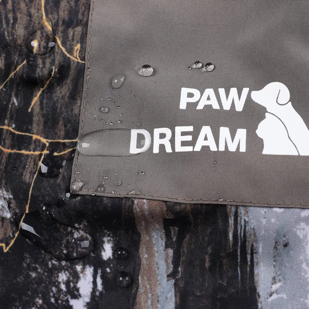 Pawdream roupas para cães capa de chuva para cães pequenos e grandes casaco de vento blusão buldogue francês com capuz para cães roupas jaqueta chihuahua