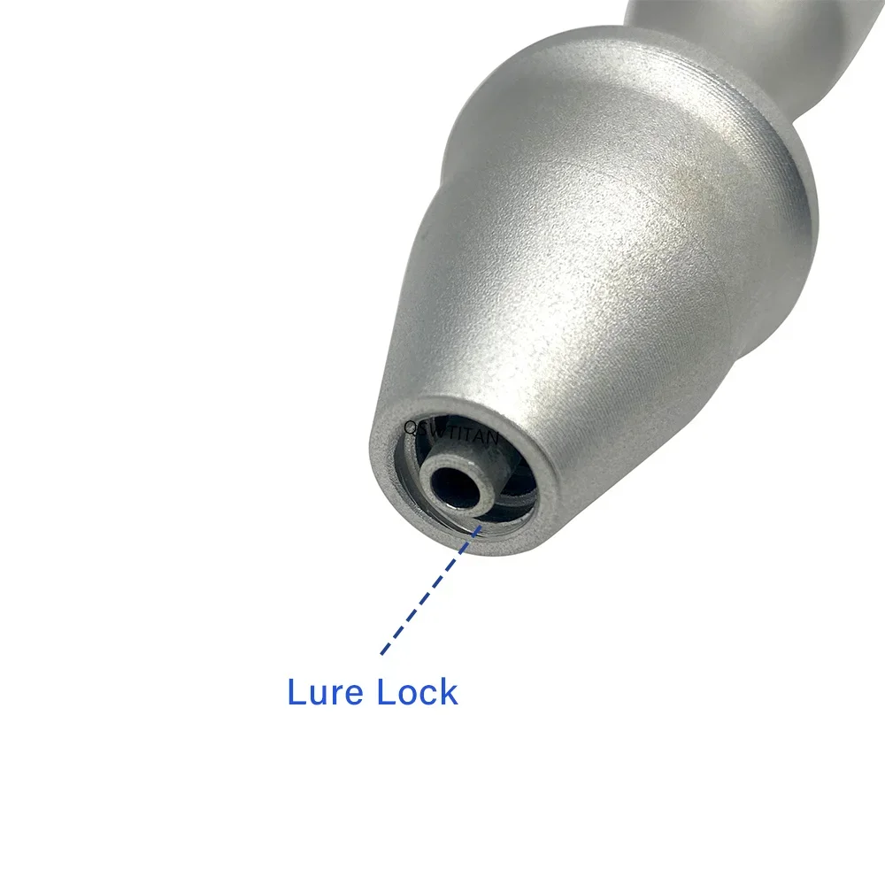 Fiber optic clamp Fiber Optic Grease Dissolving Handle Luer lock 160mm liposuction Instrument