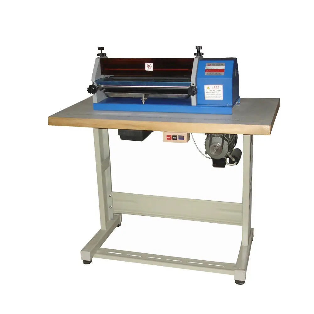 

Leather Products Alban Gluing Machine with Base 40CM Leather Shoes Gluing Machine