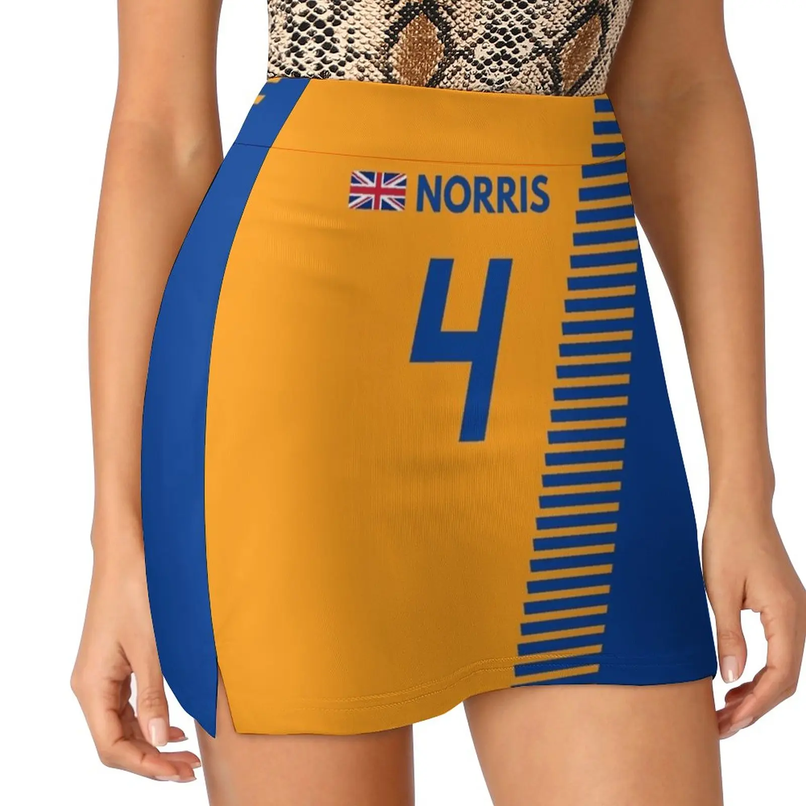 F1 2020-#4 Norris Skirts Woman Fashion 2022 Pant Skirt Mini Skirts Office Short Skirt F1 Racing Motorsport Norris Lando Norris