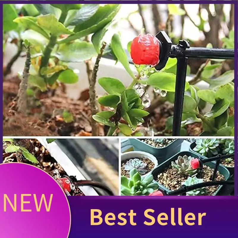 

300PCS Garden Eight-Hole Adjustable Flow Drippers, Courtyard Greenhouse Watering Nozzles Drip Irrigation Sprinkler Head