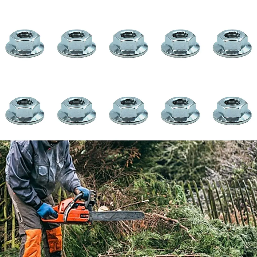 10-pack M5-8 locking hex nuts for HLE71K HL71 HL75K HL90K HL95K MS170C MS180C MS181C MS192C MS192TC MS200T MS211C view 6