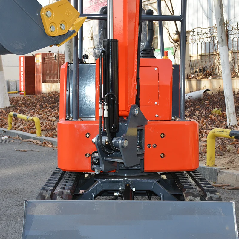 Customize 1.2 Ton CE EPA Euro 5 Mini Excavator Hydraulic Drive Small Digger Diesel Engine Rubber Crawle Compact Bagger