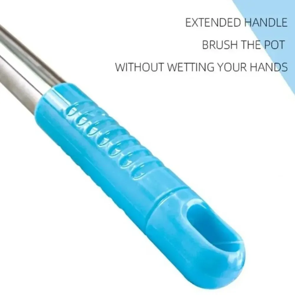 New Portable Steel Wool Cleaning Brush Multi-functional Durable Toilet Brushss No Shedding Cleaning Tool