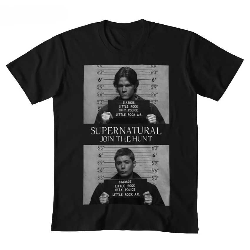 Supernatural Mugshot's T shirt supernatural mug mugshot sam dean winchester sam winchester dean winchester castiel crowley