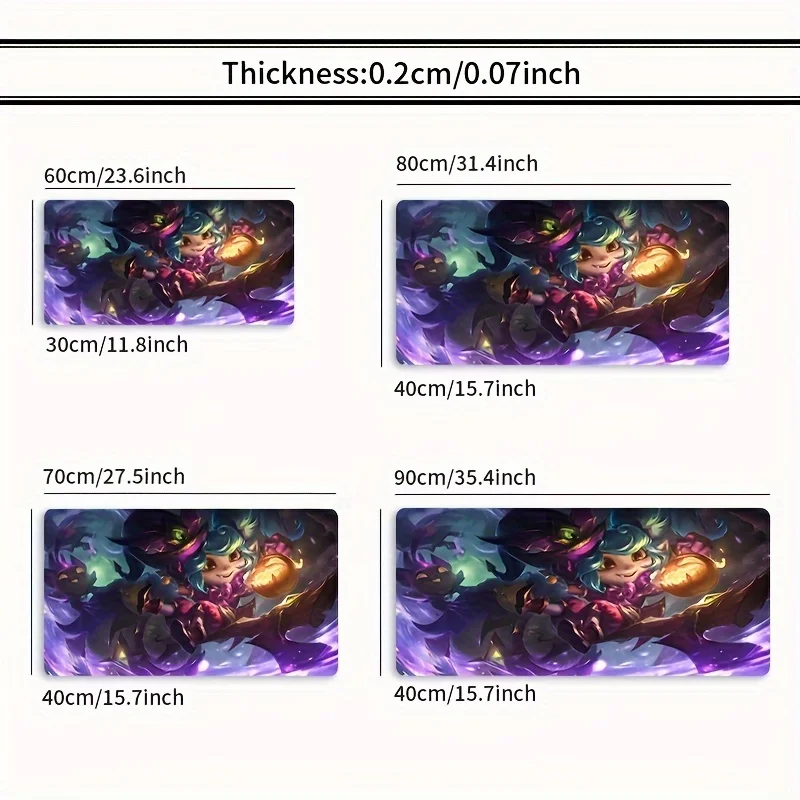 لوحة ماوس كبيرة ماجيك أنجيلا لوحة سطح المكتب ملحقات الكمبيوتر لوحة ماوس الألعاب لوحة المفاتيح لوحة المفاتيح الكمبيوتر المحمول وسادة مطاطية للكمبيوتر المكتبي