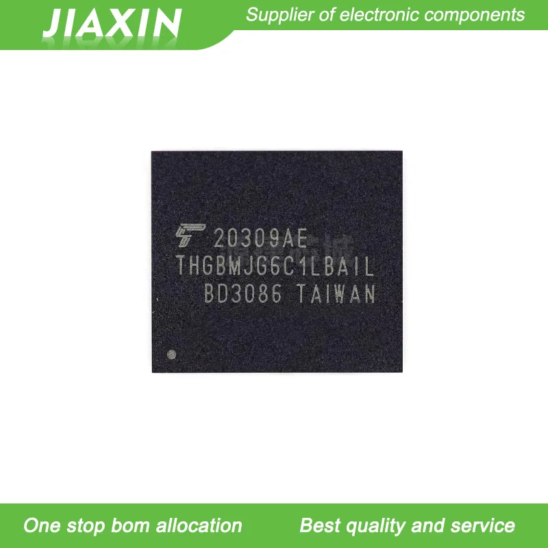 

5Pcs/lot THGBMJG6C1LBAIL 100% New EMMC 8GB MEMORY CHIP THGBMJG6C1LBA1L
