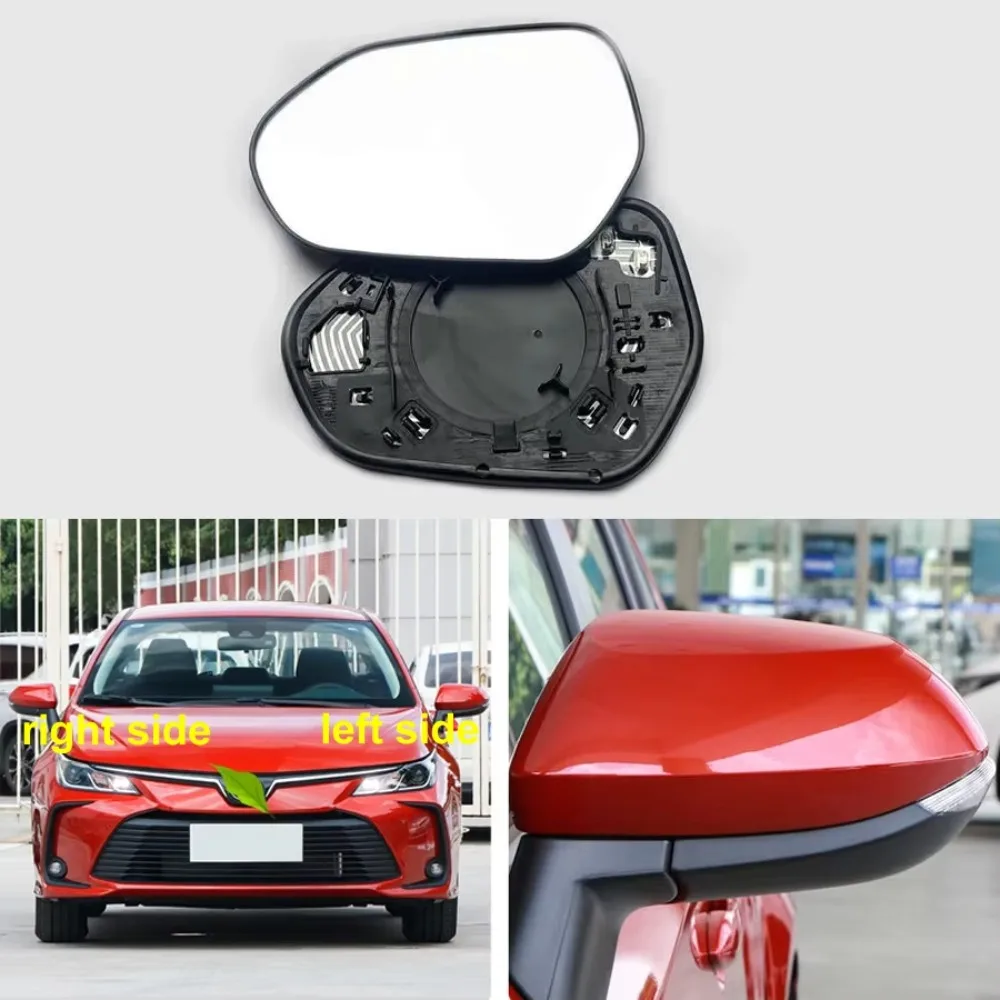 For Toyota Corolla 2019 2020 2021-2024 Door Wing Rear View Mirrors Reflective Lens Rearview Mirror Lenses Glass with Heating