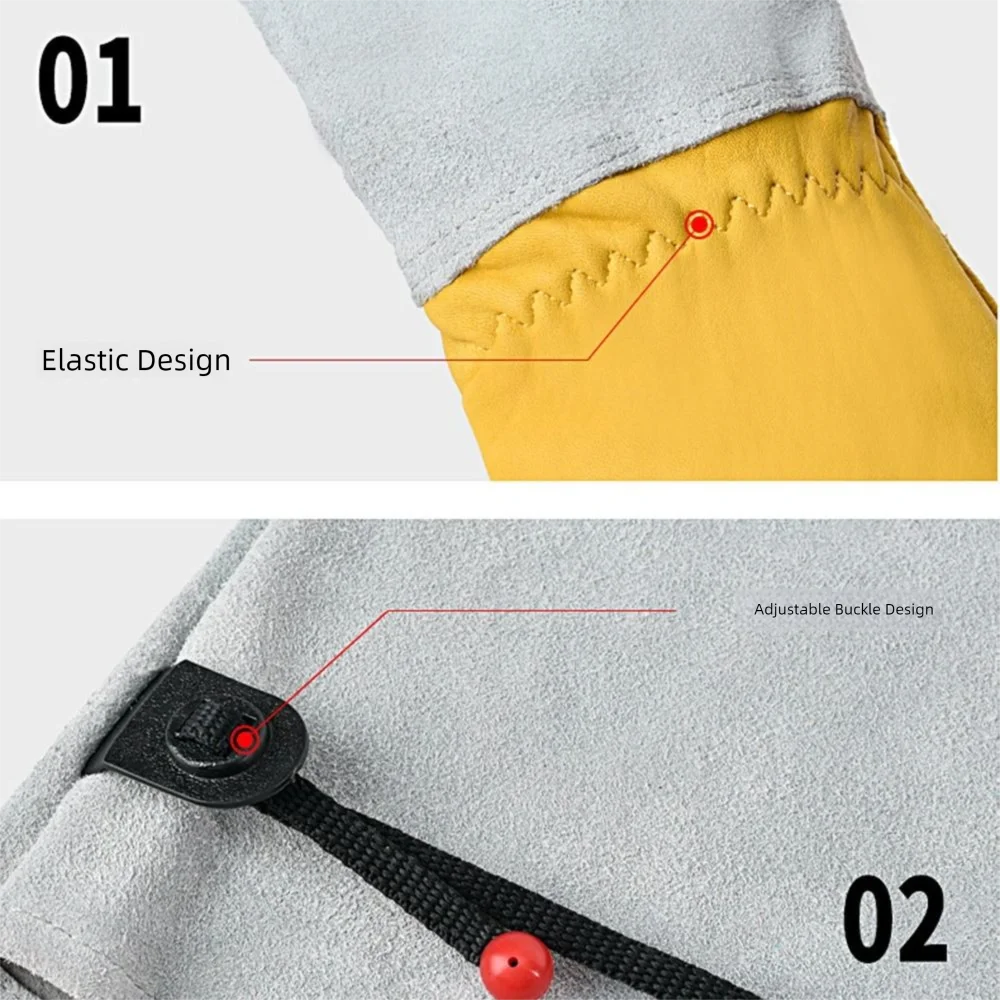 

Дышащие защитные перчатки для садоводства с длинными рукавами, устойчивые к проколам, для обрезки роз, утолщенные, износостойкие рабочие перчатки для пчеловодства