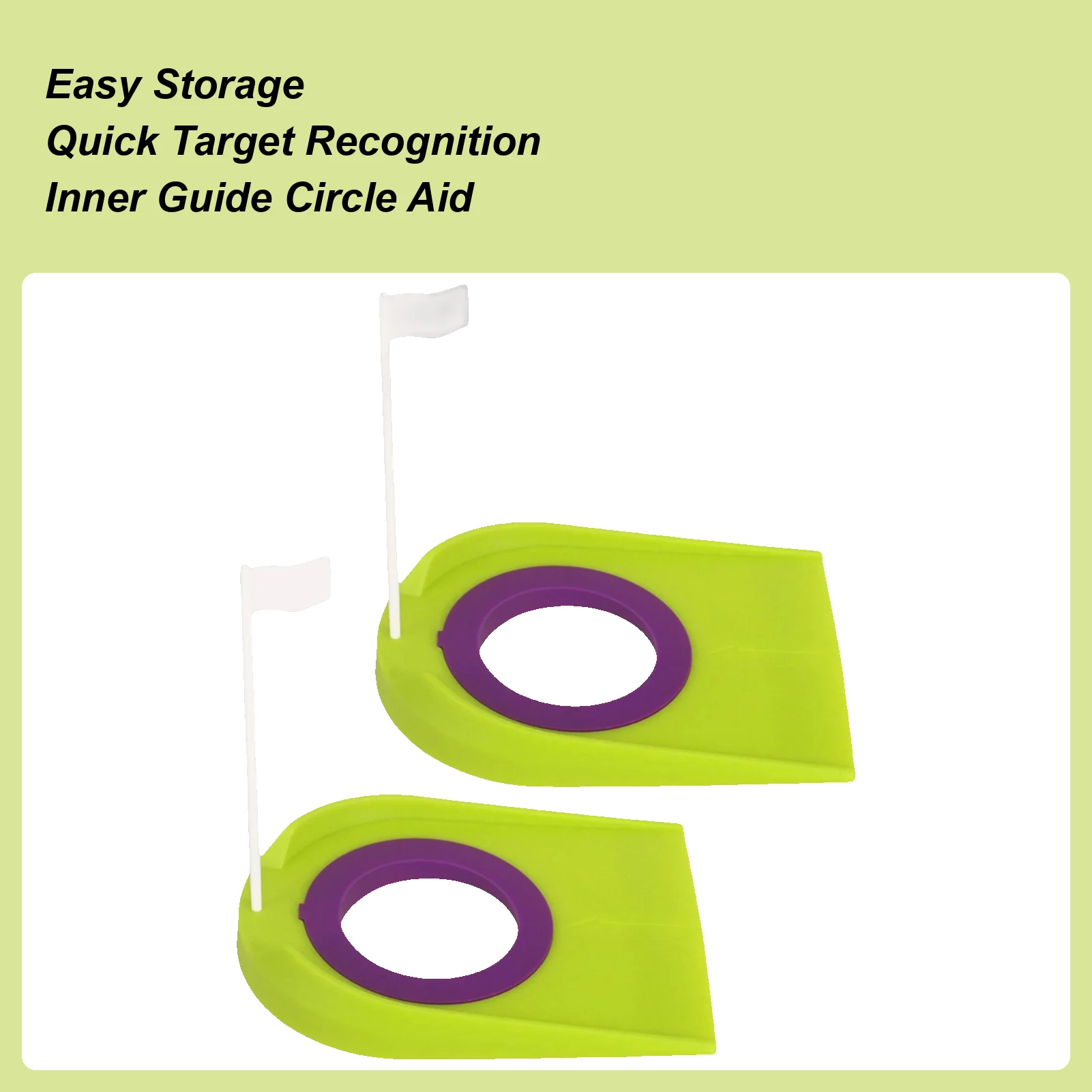 

2pcs Golf Putting Cup Training Aid With Flag Putting Hole golf putting practice aid golf training supplies golf accessories