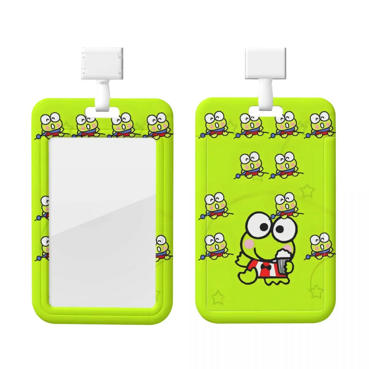 

Custom Neck Lanyard Card Holder Keroppi Card Badge Holder For Subway Bus Bank Card Lanyard Credential Badge Holder Hospitals