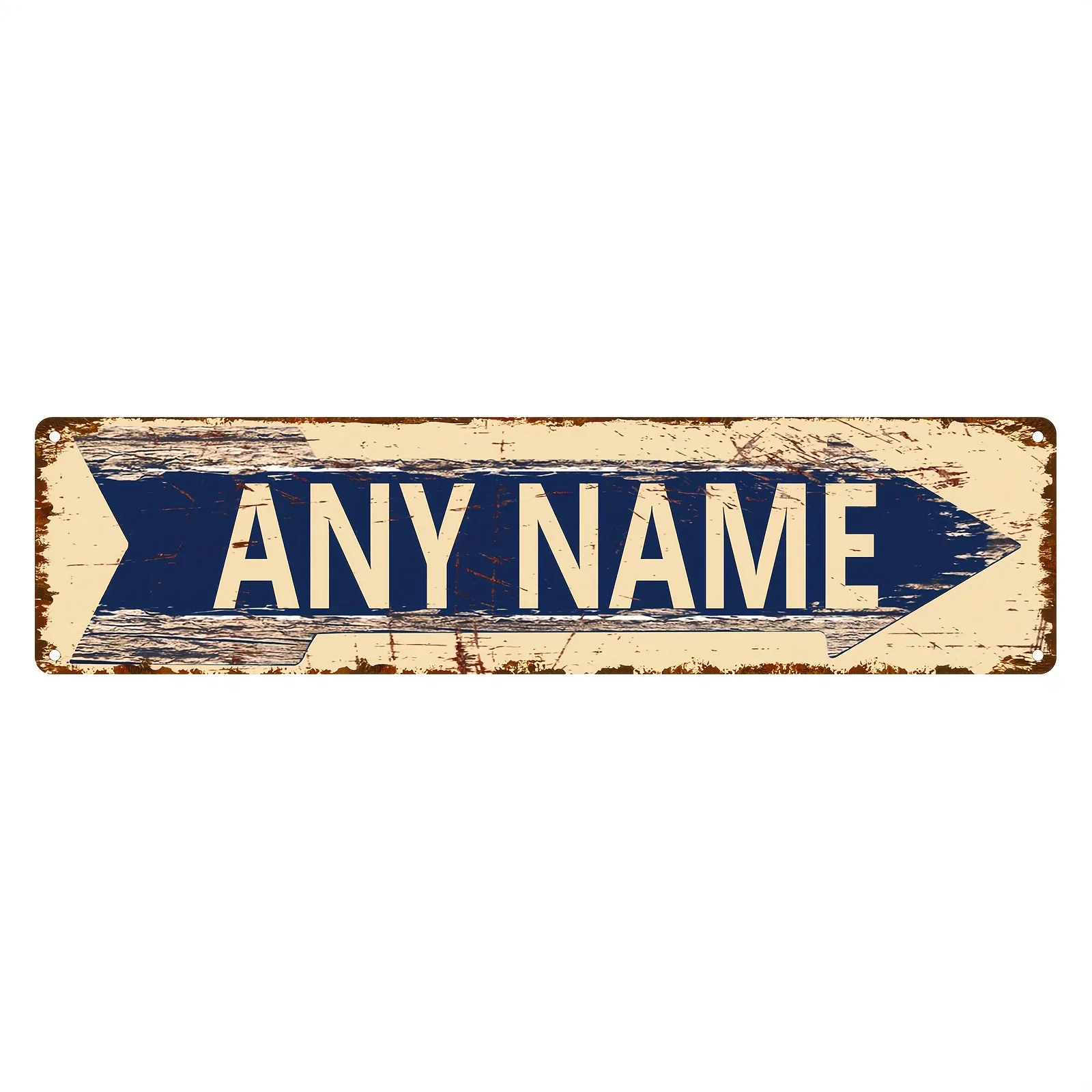 CIFbuy Personalized Custom Retro Street Sign, Left Right Arrows, Man Cave Bar Cafe Restaurant Wall Art Decor Only, Aluminum Plaq