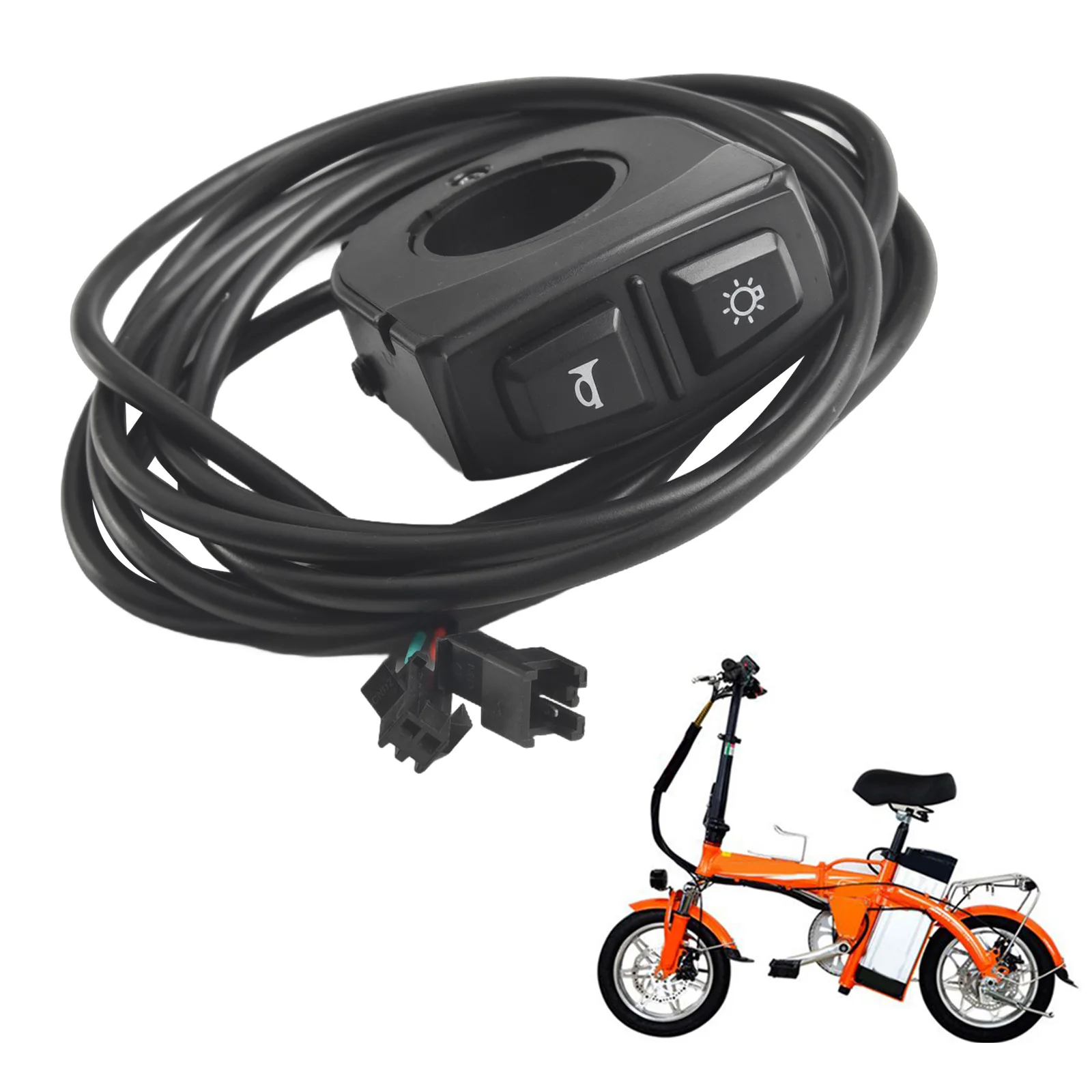 24 فولت 36 فولت 48 فولت متوافق سكوتر المقود التبديل أضواء عامة التبديل خطر مفتاح الإضاءة رئيس مفتاح الإضاءة الضباب مفتاح الإضاءة #5