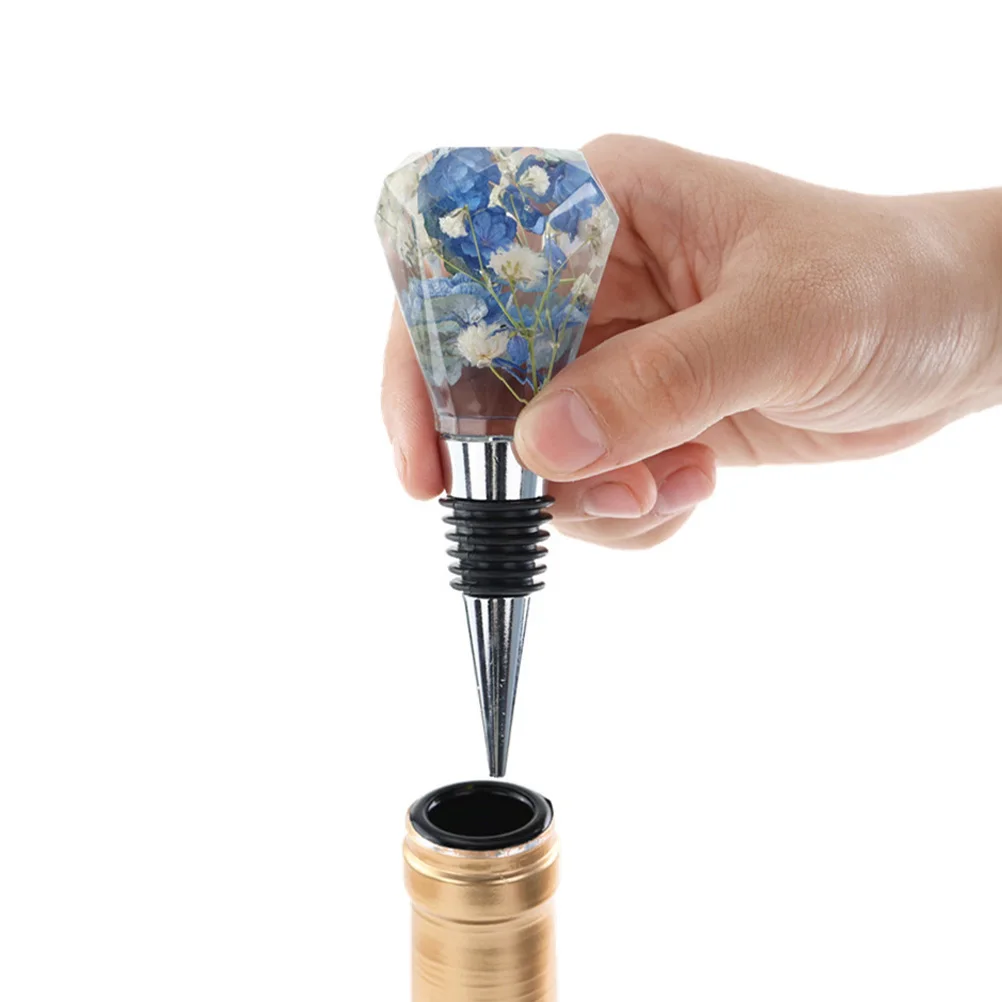 

Crystal Cork Mold Bottle Stoppers Silica Gel Silicone Molds for Epoxy Resin