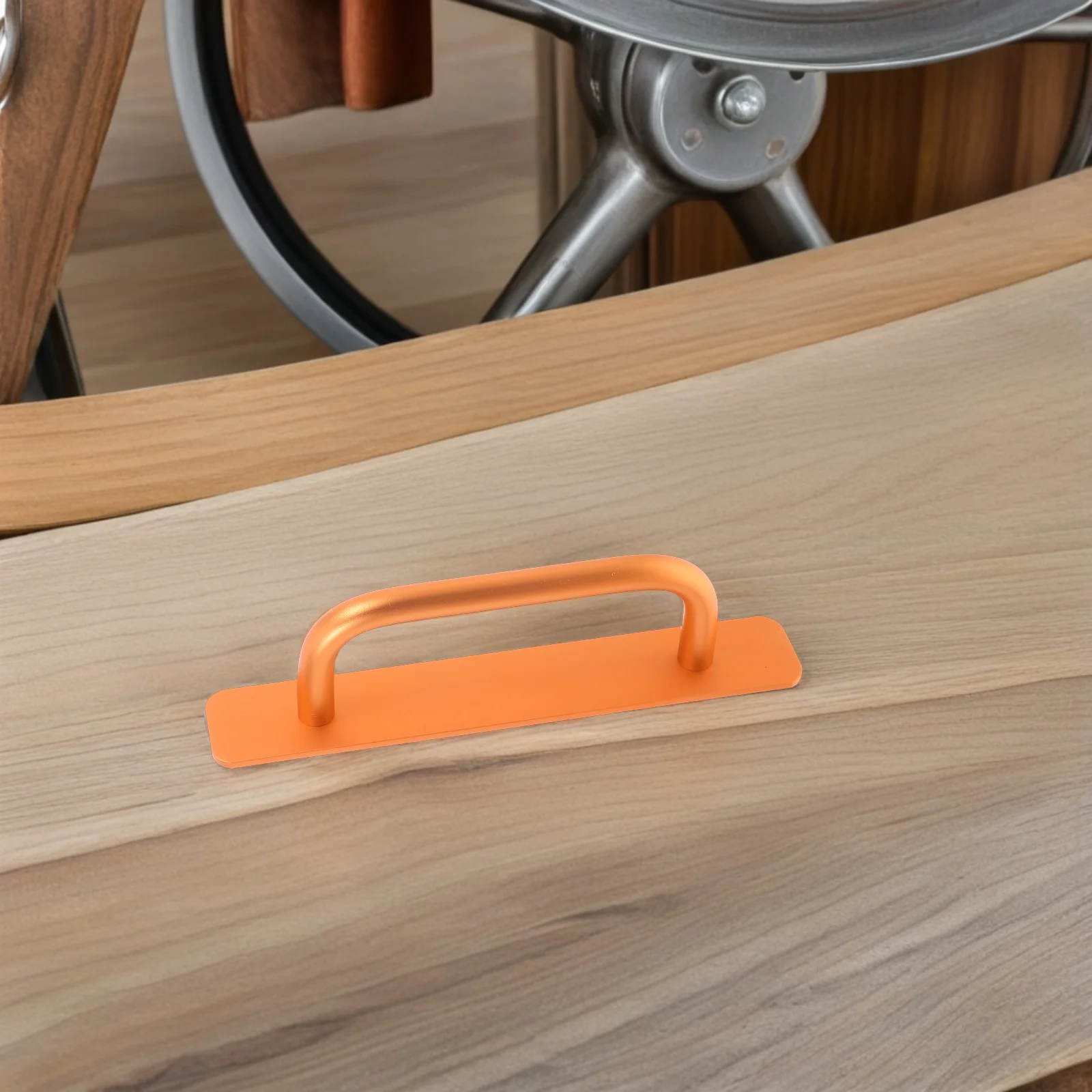 

2pcs Aluminum Alloy Pull Handle Self-Adhesive Sliding Door Handle For Cabinet Drawer Window No Drill Installation Stick On Metal