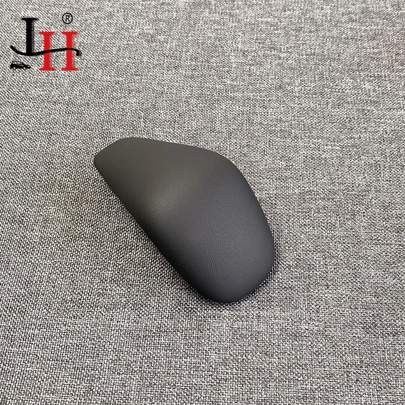 Black Carbon Fiber Wood Color Gear Shift Knob w/ Leather Boot Gaiter LHD AT AT ONLY For Audi A6 C7 2016 2017 2018
