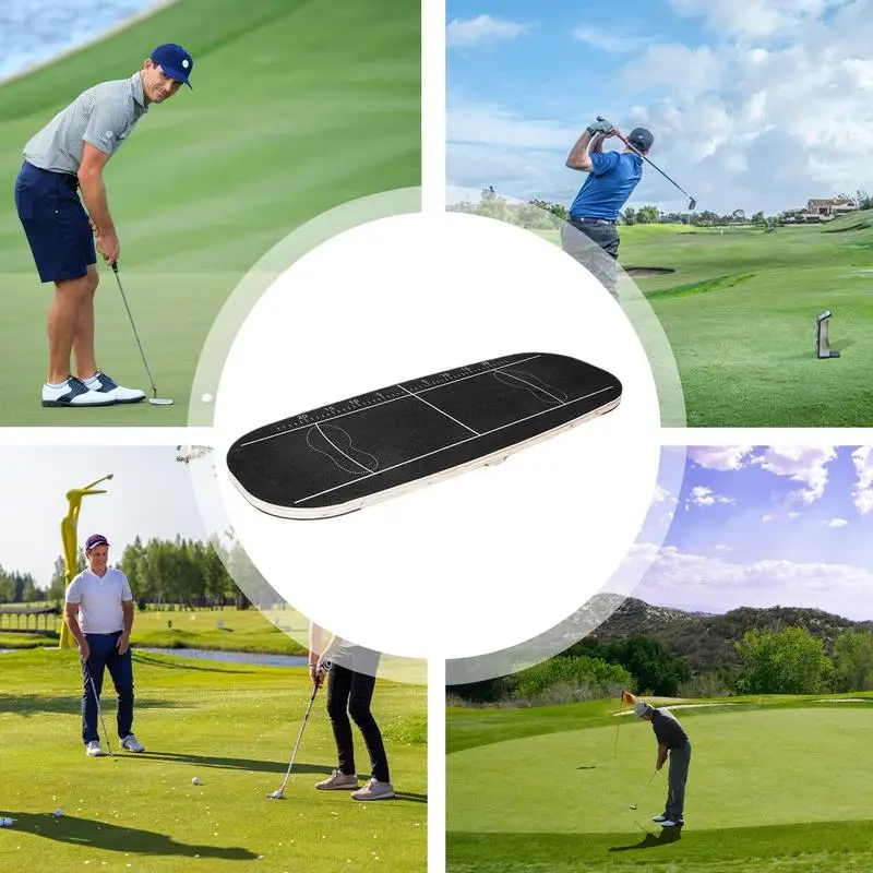 Golf Swing Trainer Pressure Plate Swing Training Aid Weight Shift Board Weight Shift Balance Board Swing Training Aid Weight