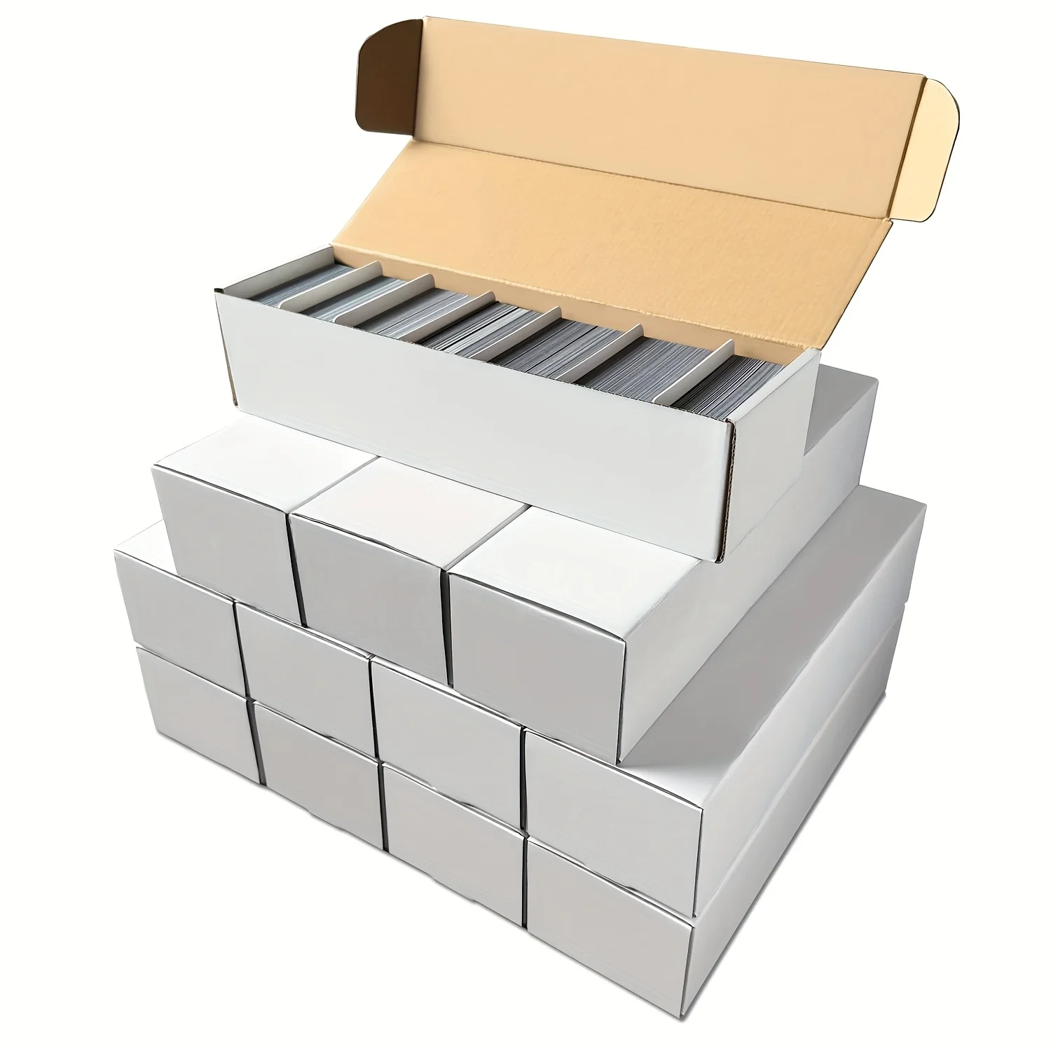 6PC/12PC, Card Storage Box, Easy to Access and Store Cards, Can Be Sealed by the Lid to Protect Internal Items.