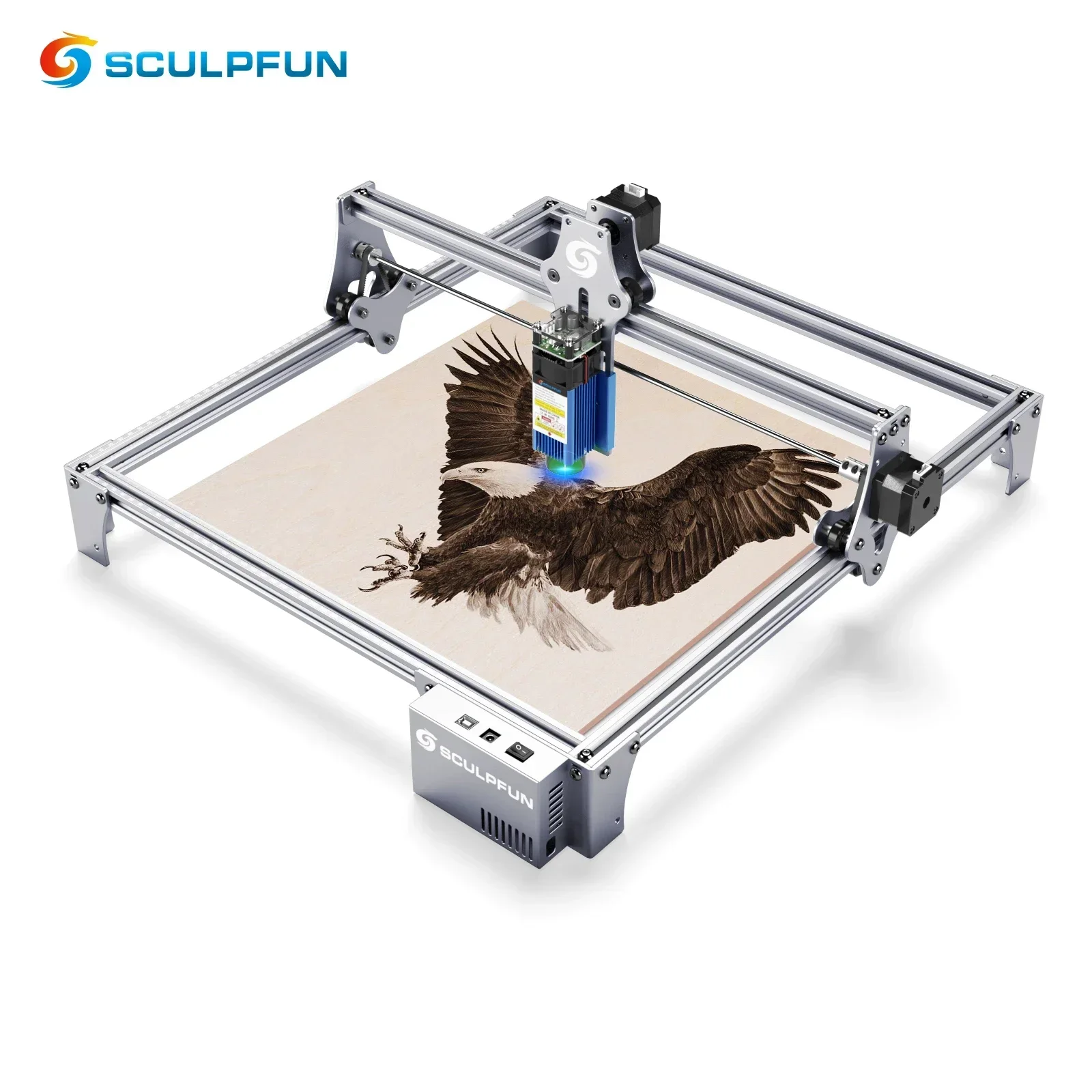 

Sculpfun S6pro 60W Hoge Precisie Uitbreiden Bron Fabriek Markering Graveur Diy Mini Graveermachine