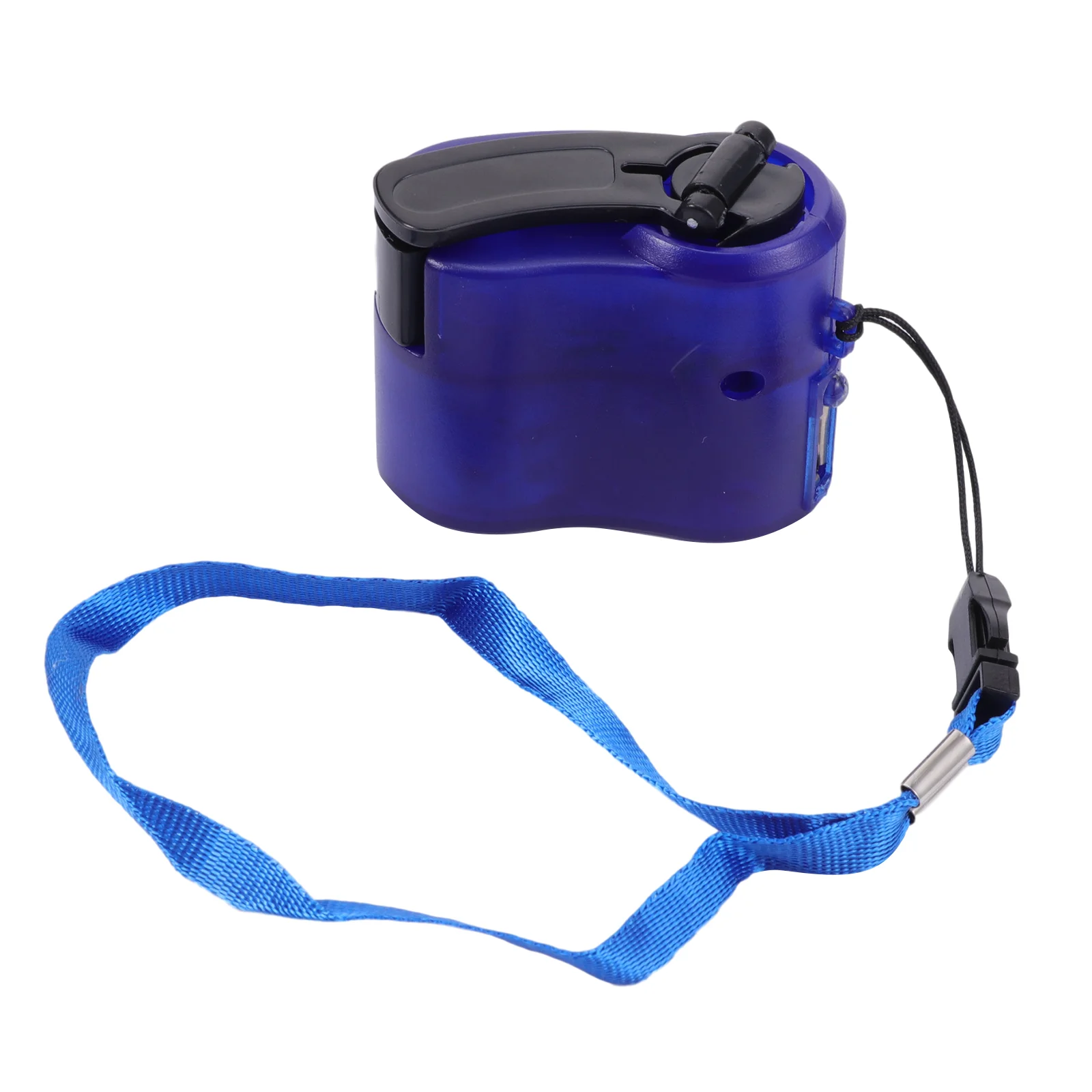 Generator Hand Emergency Power Bank Camping Source Charge Portable for Crank Blue Outdoor