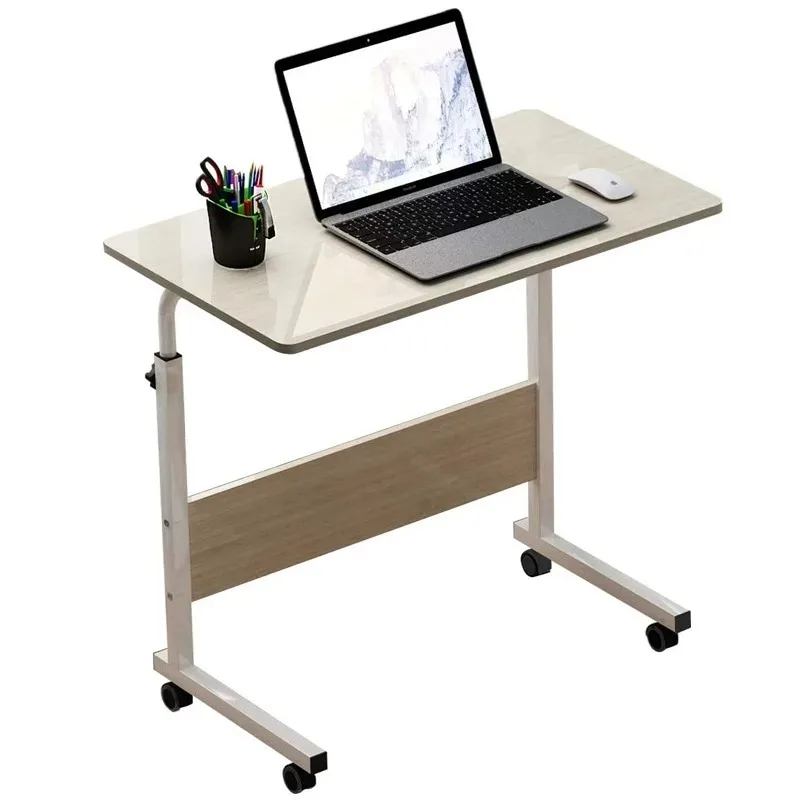Factory Manufacture Kid Study Table Height Adjust Office Laptop Table Mobile Bedside Table Writing Desk Lift Table طاولات مكتبية